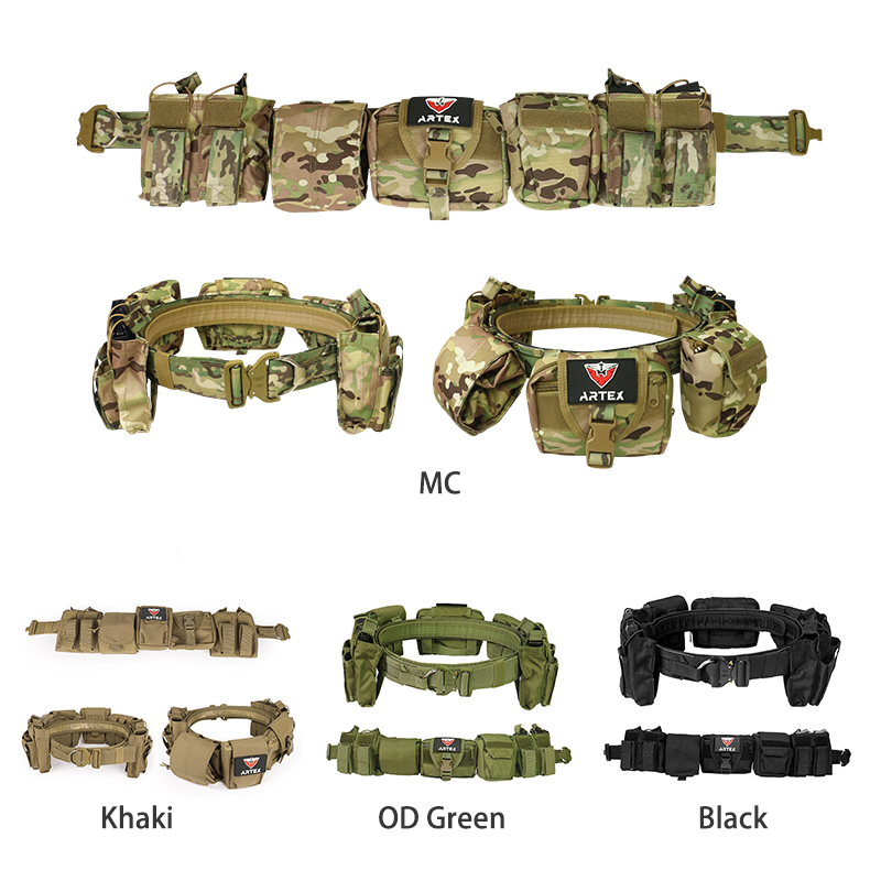 Edc Concealed Carry Belt - Cintura Tattica Artex Molle per Forze