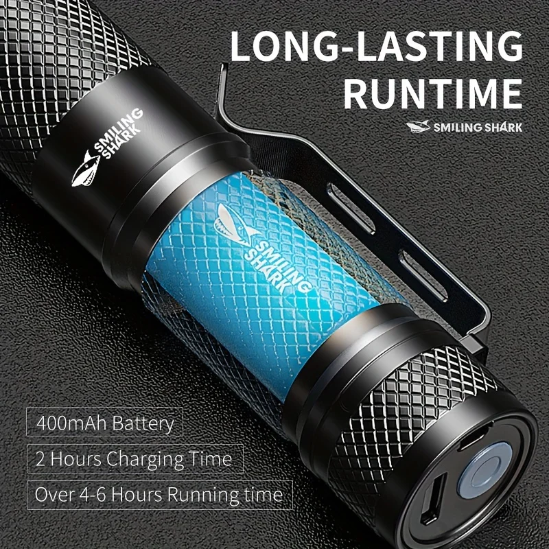 SMILING SHARK Torcia LED Tatti - Edc Every Day Carry おもちゃ recensione e prezzo