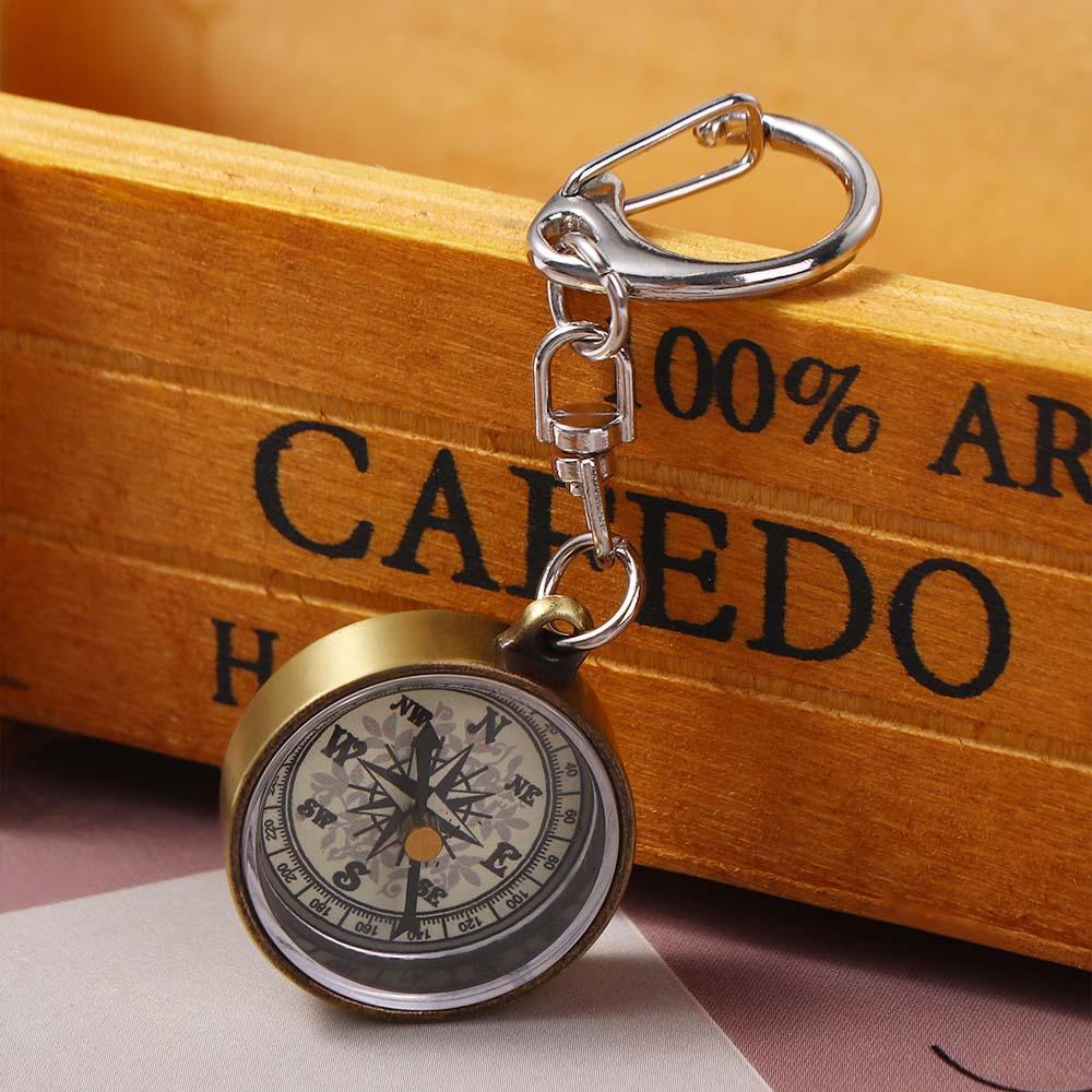 1 Pezzo Portachiavi in Lega di - Compass Keychain Mini recensione e prezzo
