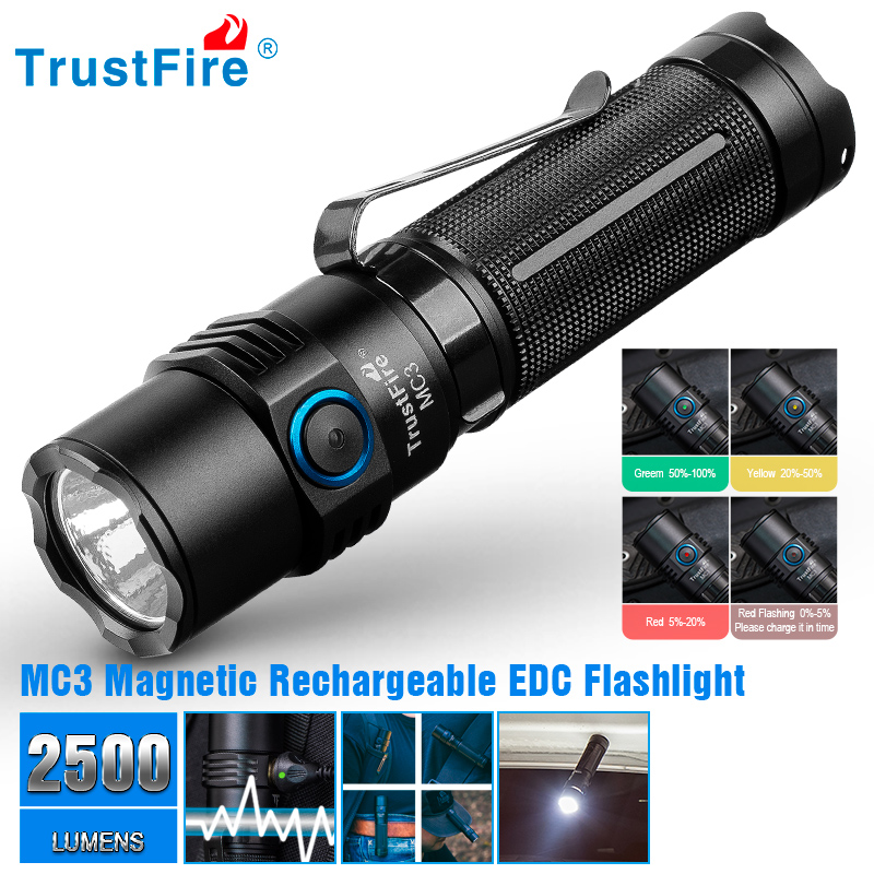 Torcia a LED ricaricabile ad a - Edc Car Carry recensione e prezzo