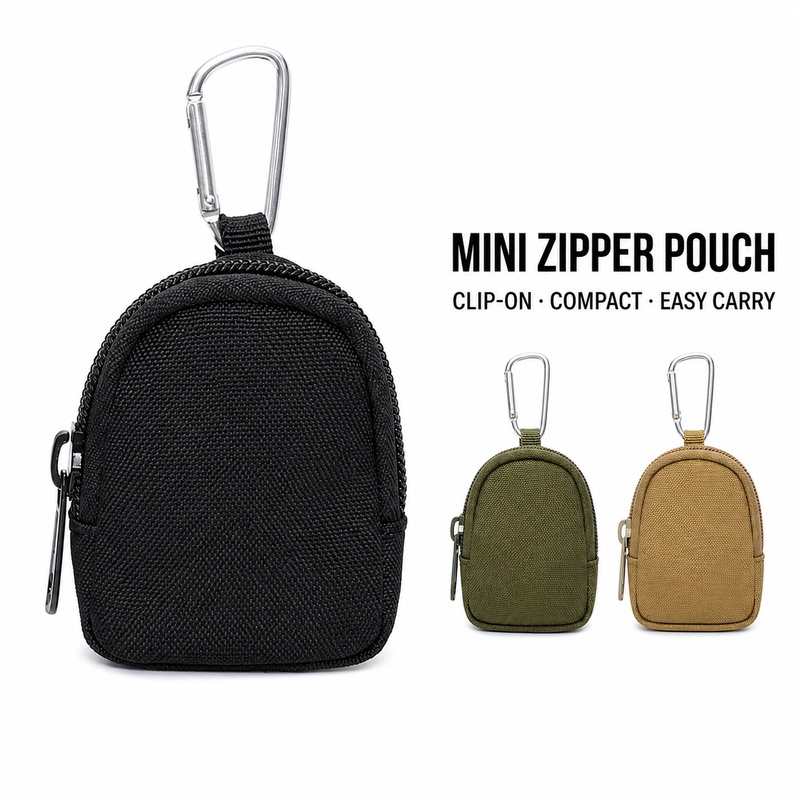 Mini Portamonete con Cerniera  - Edc Carry Coins recensione e prezzo