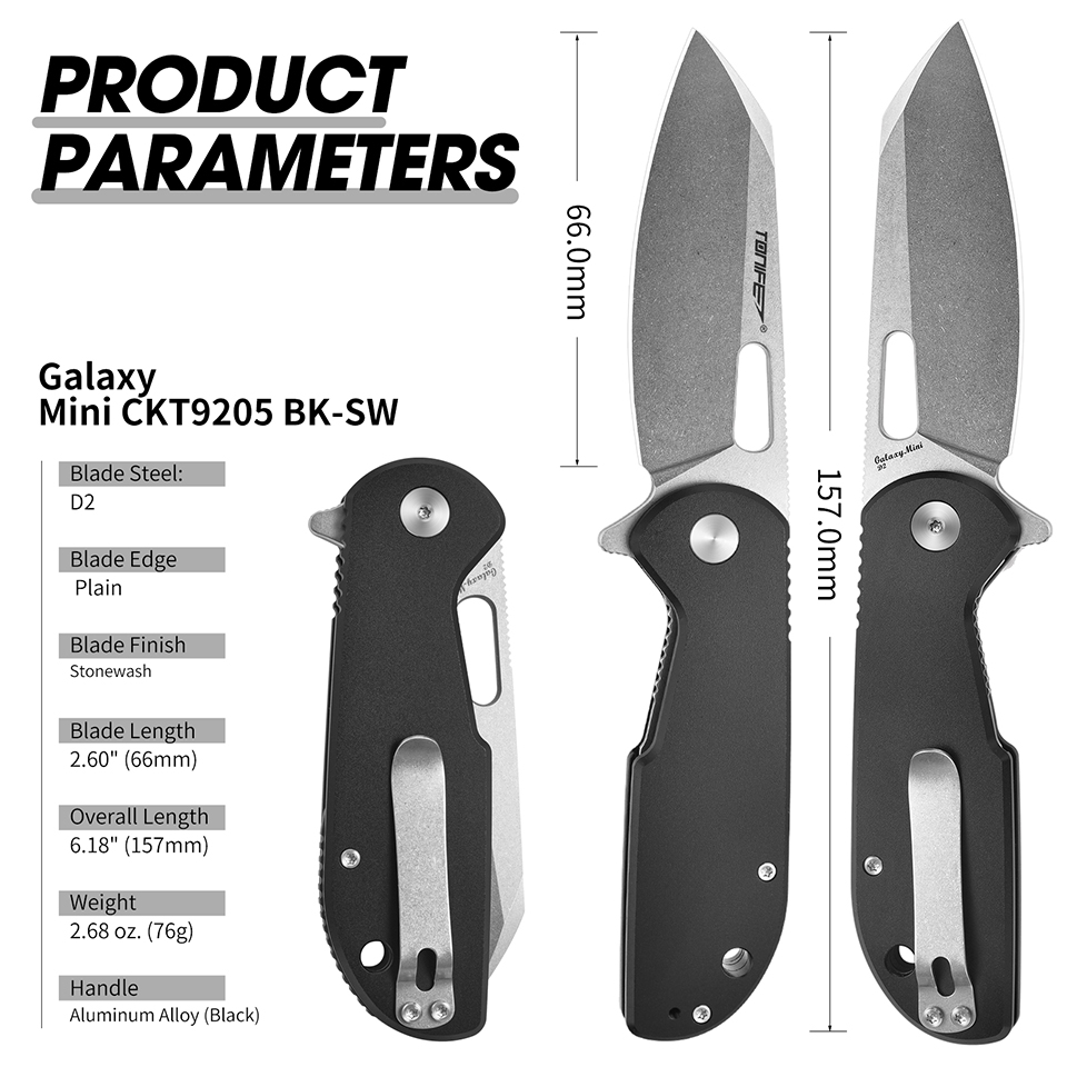 Coltello pieghevole TONIFE Gal - Edc Every Day Carry おもちゃ recensione e prezzo