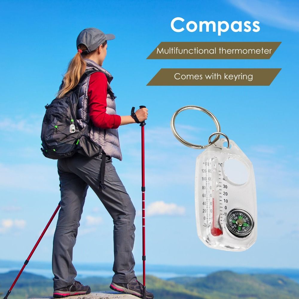 Funzione portatile 3 in 1 Mini - Compass Keychain Mini recensione e prezzo